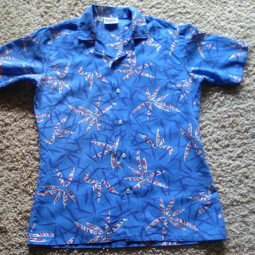 Hawaiian style top shirt sz 16 boy